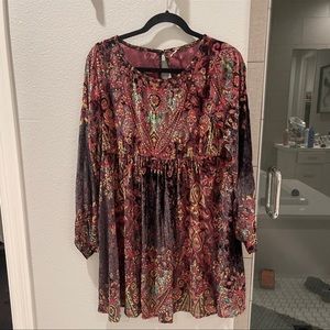 NWOT Free People Long Sleeve Dress - Small